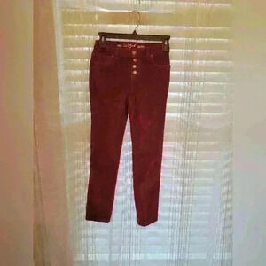 EUC girls Cat & Jack burgundy corduroy pants, sz 10, $12